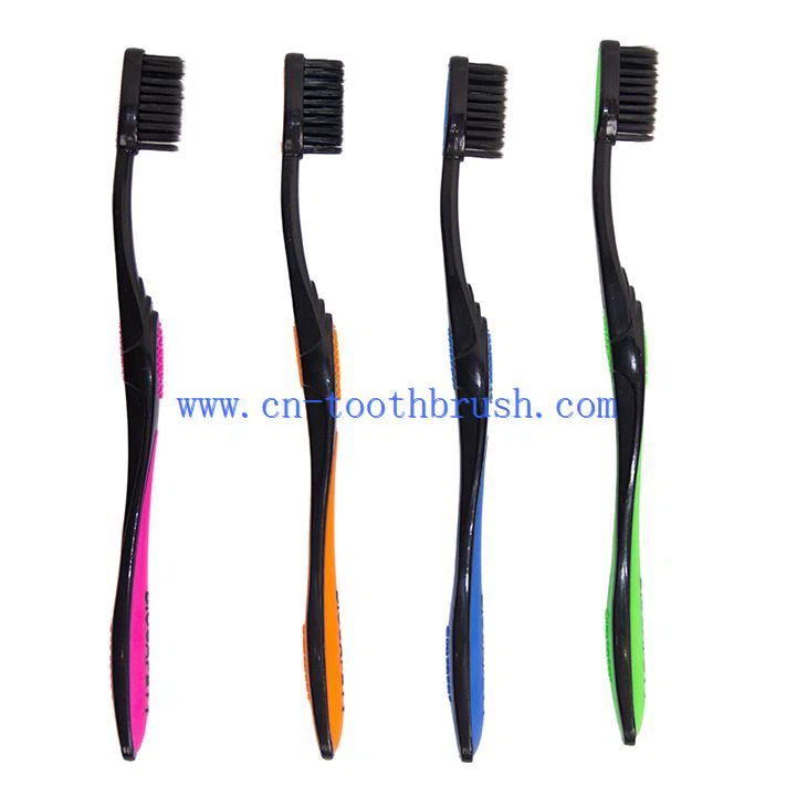 Black Soft-Bristle Toothbrush